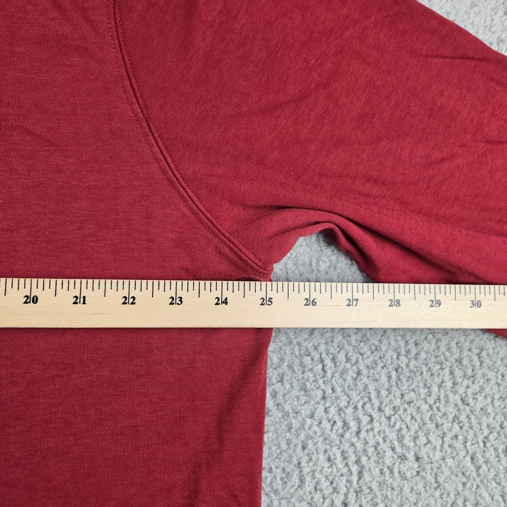 Filson Henley Long Sleeve Cotton Shirt Mens 2XL Red - Picture 7 of 9